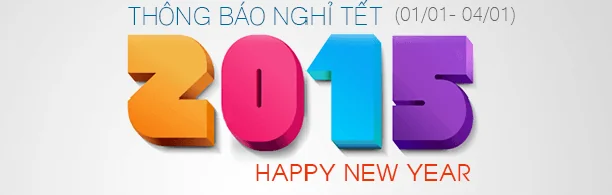 KHUÊ TÚ thông báo nghỉ tết dương lịch 2015 KHUÊ TÚ thông báo nghỉ tết dương lịch 2015