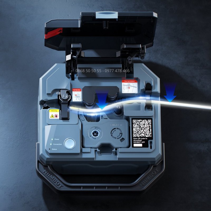 Niimbot C1 máy in ống lồng đầu cốt pin lớn