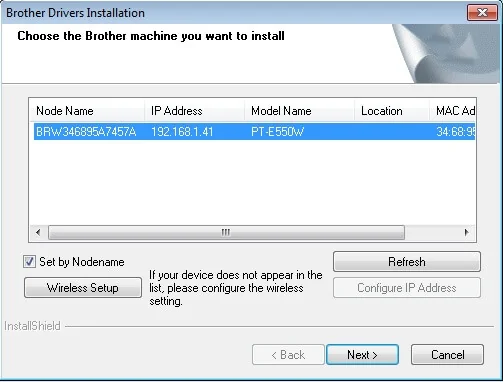 HƯỚNG DẪN CÀI ĐẶT MÁY IN NHÃN BROTHER PT-E550W