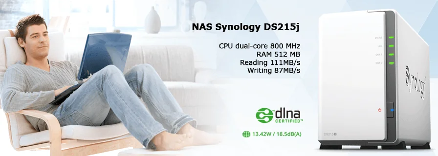 Synology DS215j – tối ưu hóa hiệu suất và chi phà Synology DS215j – tối ưu hóa hiệu suất và chi phÃ