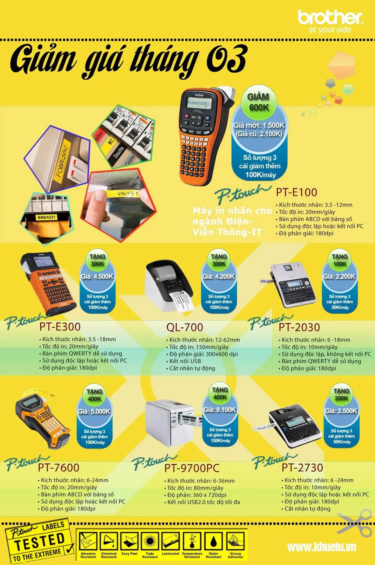 THÔNG TIN KHUYẾN MÃI KHI MUA MÁY IN NHÃN BROTHER THÔNG TIN KHUYẾN MÃI KHI MUA MÁY IN NHÃN BROTHER
