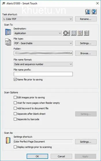Máy scan A4 giá rẻ Kodak Alaris E1025