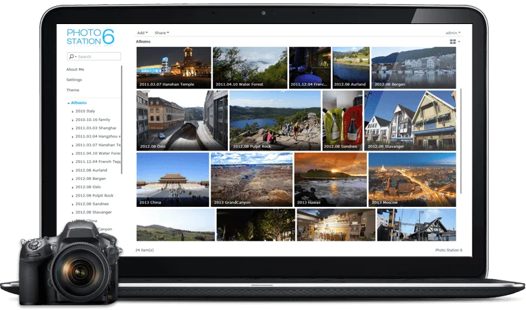 Tạo server lưu trữ, chia sẻ và điều chỉnh ảnh ngay trên thiết bị lưu trữ Synology Tạo server lưu trữ, chia sẻ và điều chỉnh ảnh ngay trên thiết bị lưu trữ Synology