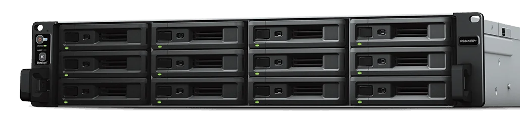 Synology RS2418+/RS2418RP+: Thiết bị lưu trữ dữ liệu dung lượng lớn và mở rộng linh hoạt cho doanh nghiệp