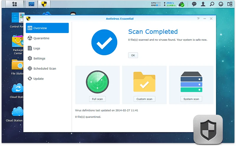 DS2015xs gia tăng băng thông mạng vượt trội với 10GbE x 2 DS2015xs gia tăng băng thông mạng vượt trội với 10GbE x 2