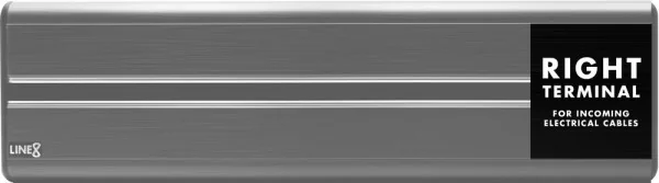 Thanh ray lấy nguồn điện vào từ bên phải