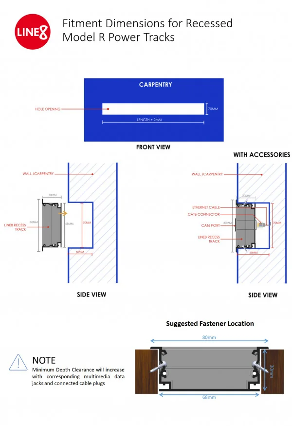 Hướng dẫn lắp đặt thanh âm Line8 model R